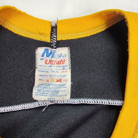 Vintage 80s Maska CCM Pittsburgh Penguins NHL Hockey Jersey (M) - Picture 3 of 9